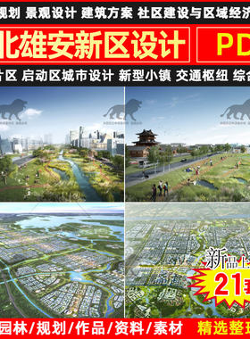 河北雄安新区启动区县城片区建设控制性详细规划城市设计方案文本