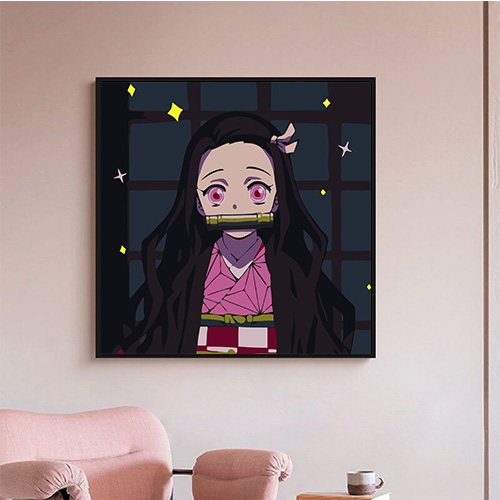 diy数字油画动漫卡通儿童之刃