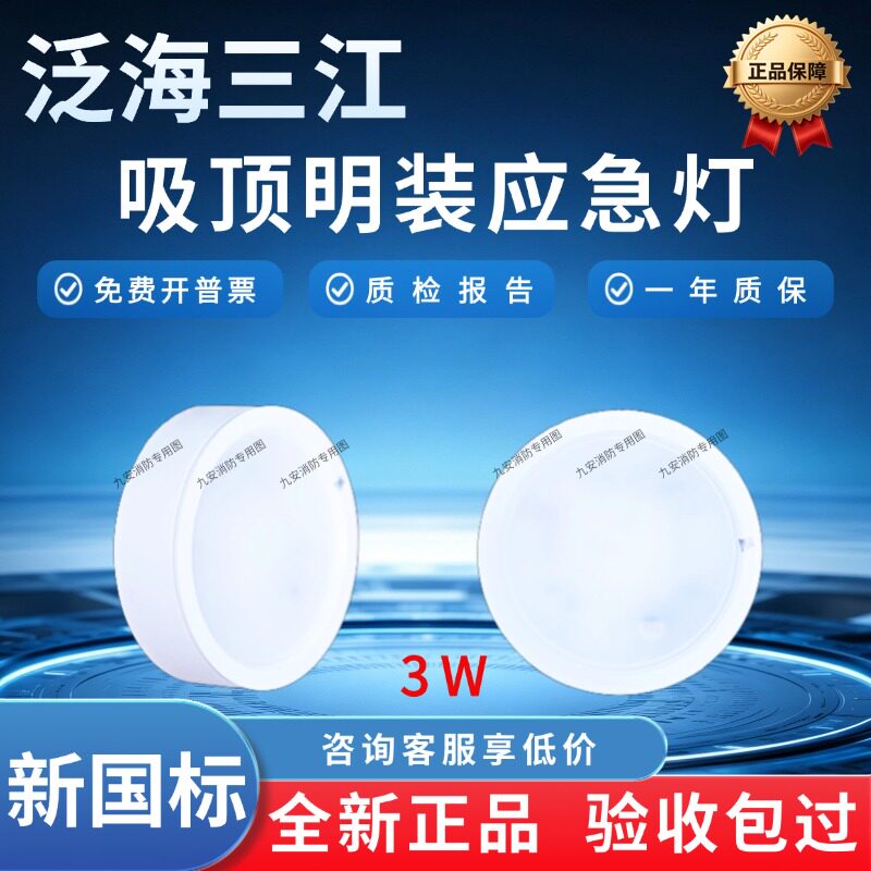 泛海三江吸顶明装应急灯C03-Q31图片