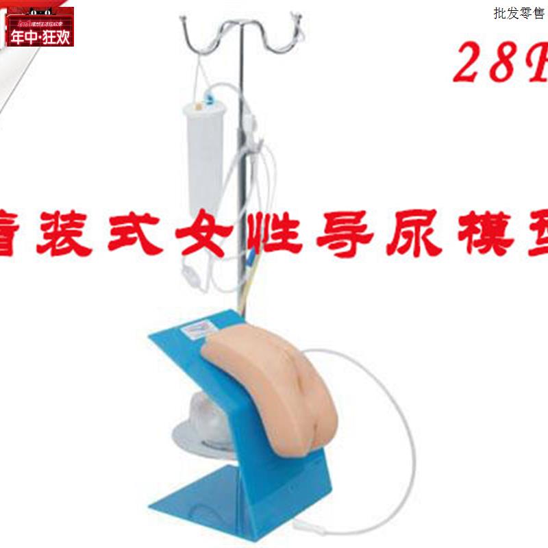 着装式女性导尿模型女性导尿术练习模型导尿操d作实习模型