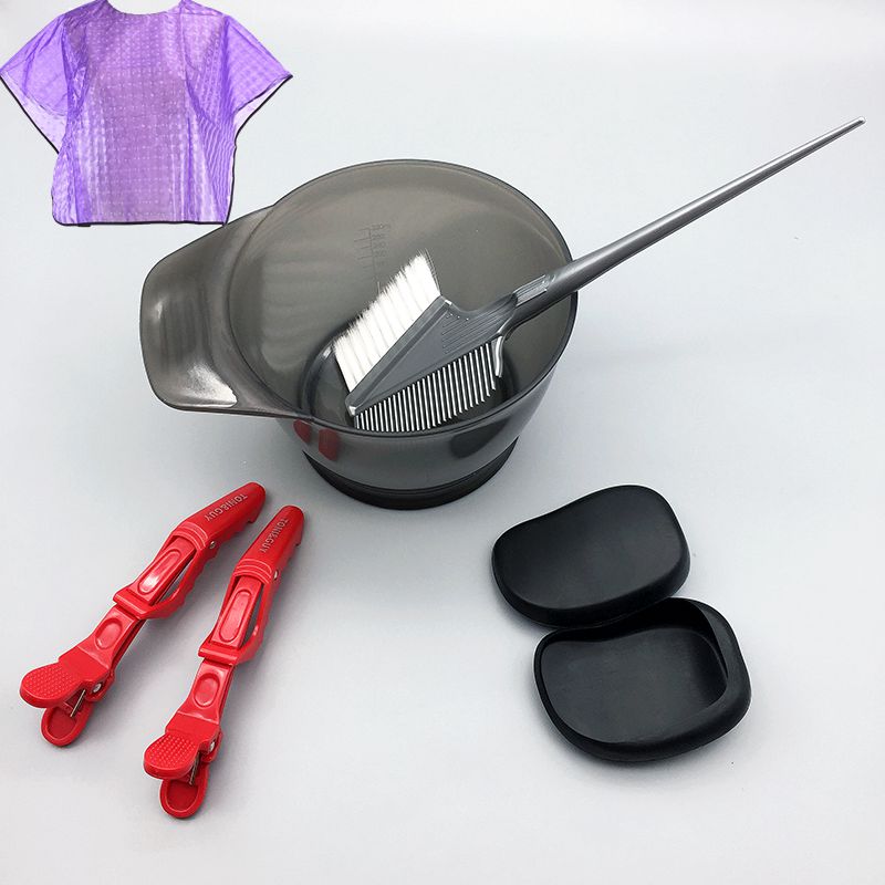 染发碗刷梳子耳罩披肩焗油美发