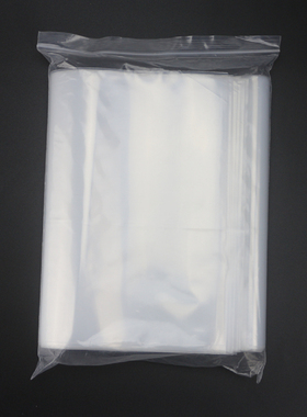 加厚11.5号自封袋30*40cm*20丝密封包装食品PE塑封口袋透明保鲜袋