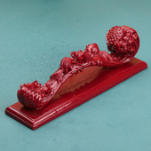 正品 饰工艺品 朱砂摆件如意摆件大号底座工艺品居家紫金砂办公室装