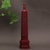 朱砂高含量紫砂正品 摆件文昌塔饰品工艺品