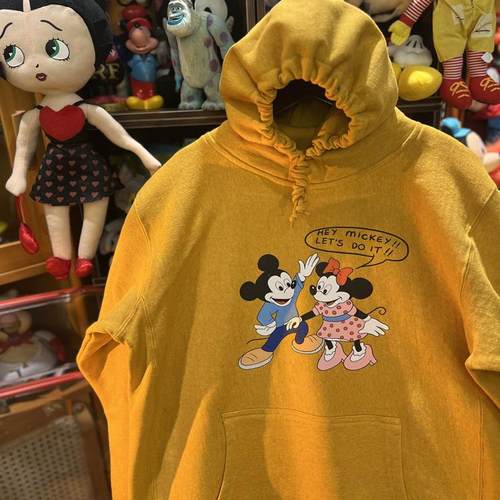 连帽厚卫衣美式复古棉宽松