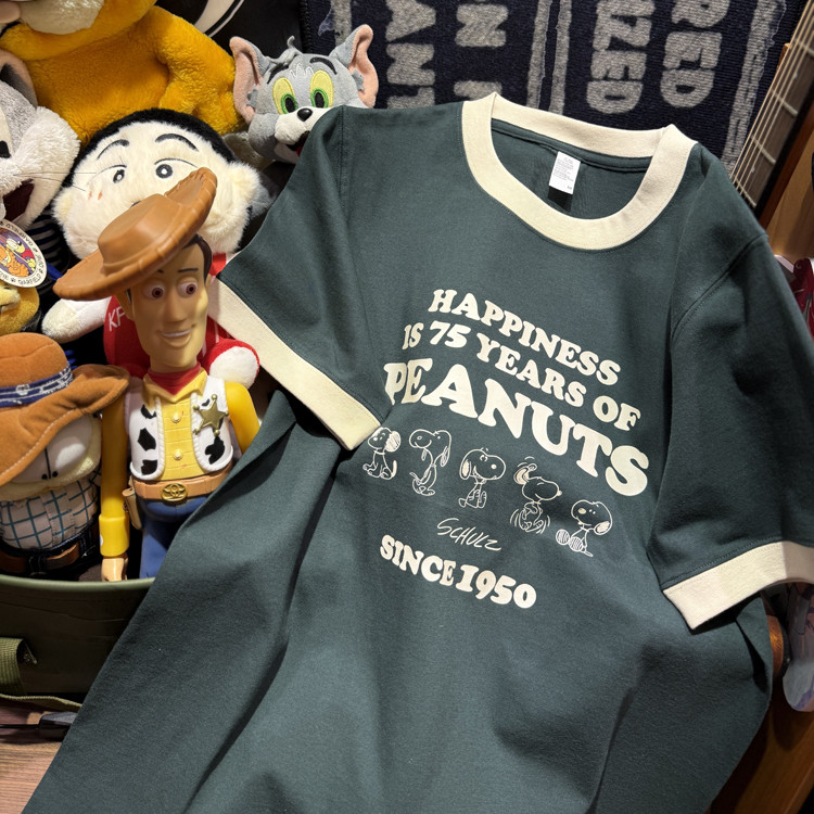 美式复古 vintage 趣味snoopy史努比  拼色纯棉重磅男女情侣T恤,女装/女士精品,T恤,淘宝优惠券,粉丝福利购,淘宝优惠卷