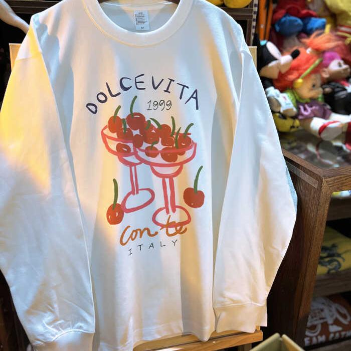 长袖美式复古厚印花纯棉男女包邮