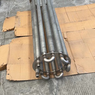 304不锈钢翅片管工业升温加热蒸汽导热油油桶水池圆柱铝翅片换热