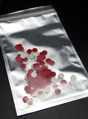 2ml/1.5ml样品瓶进样瓶垫片 红色白色硅胶隔垫Φ9mm 100个 /包