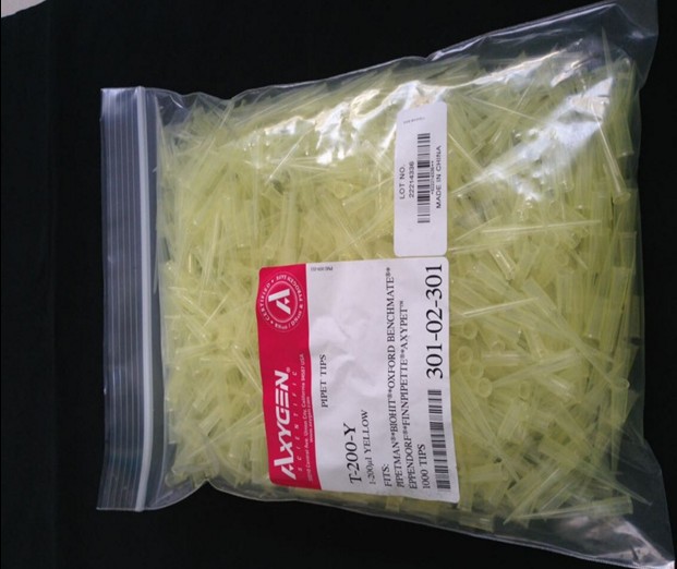 200ul黄吸头[Axygen T-200-Y] 1000支/包