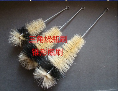 实验耗材 清洗毛刷 三角烧瓶刷 锥形瓶刷子