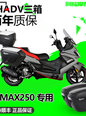 适用于阿普利亚SRMAX250/300改装夏德三箱边箱尾箱侧箱后备箱支架