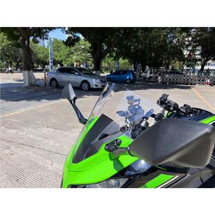 MOTOTRON改装升高挡风玻璃竞技加高挡风版川崎忍者NINJA300 2013-