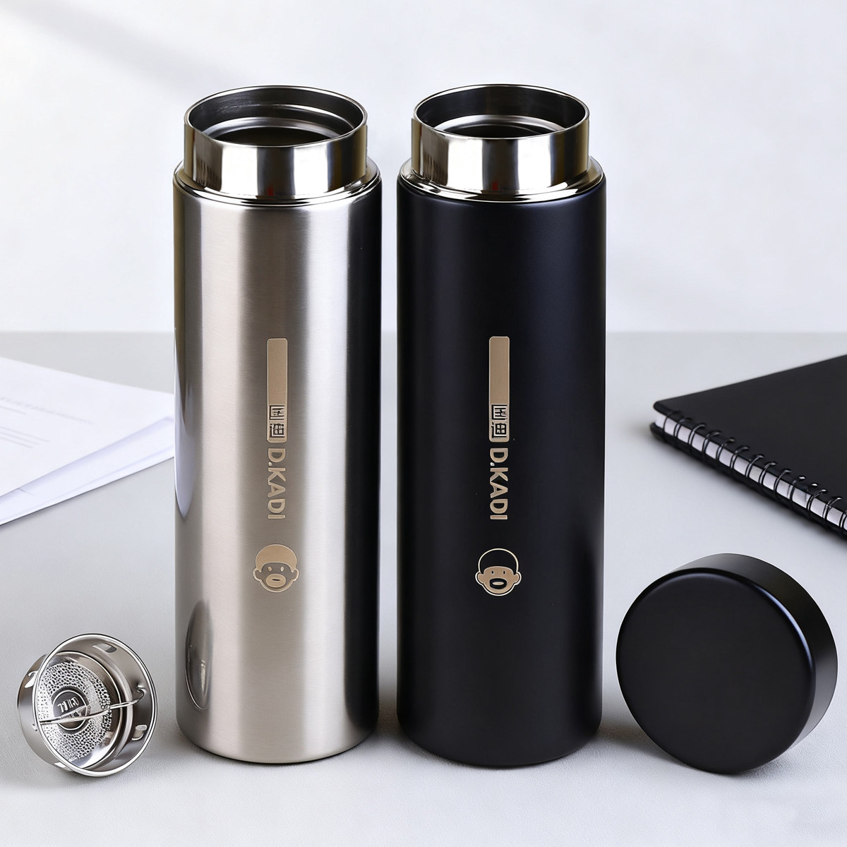 匡迪316不锈钢保温杯男款高档商务大容量水杯高颜值杯子2025新款