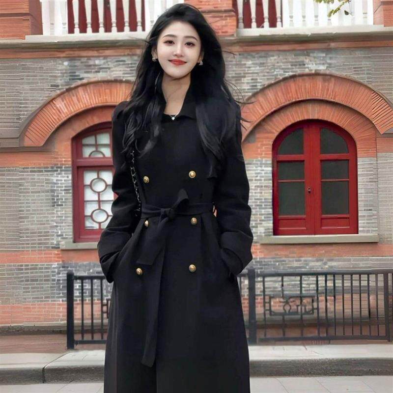 巨好看加棉风衣外套女2026春秋冬新款高级感宽松气质休闲显瘦大衣
