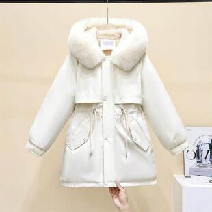 棉袄反季新品上市女冬季加绒加厚洋气显瘦新款派克服30到40岁保暖
