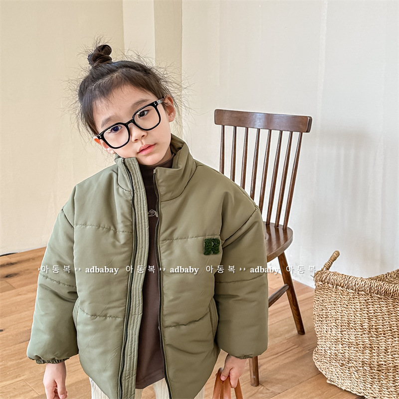2025童装秋冬装儿童韩版羽绒棉棉衣女童冬款男童外套棉服 123679