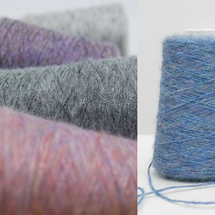 事儿THINGER 迷幻微闪金银丝喷毛纱｜1股4支编织针织梭织特种纱线