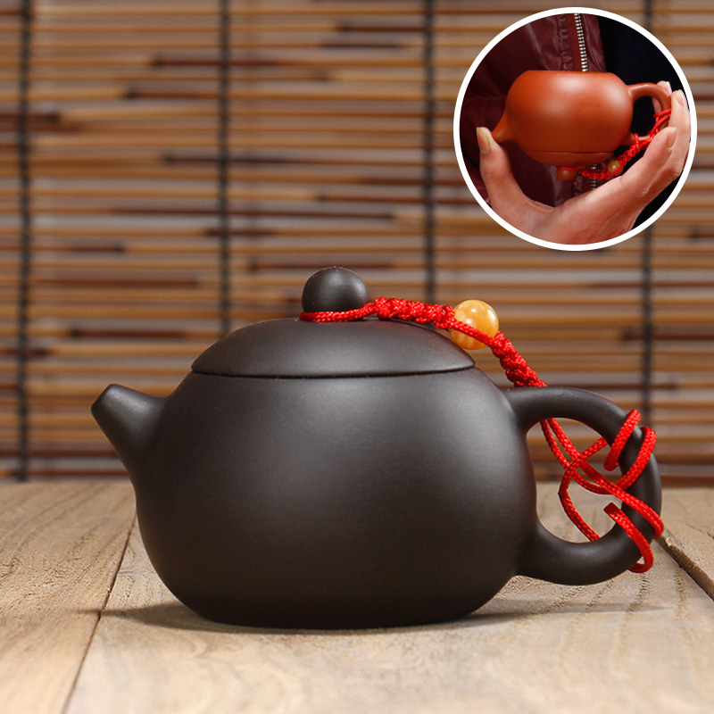 朱泥倒置过滤泡茶器半手工西施壶热销50件有赠品