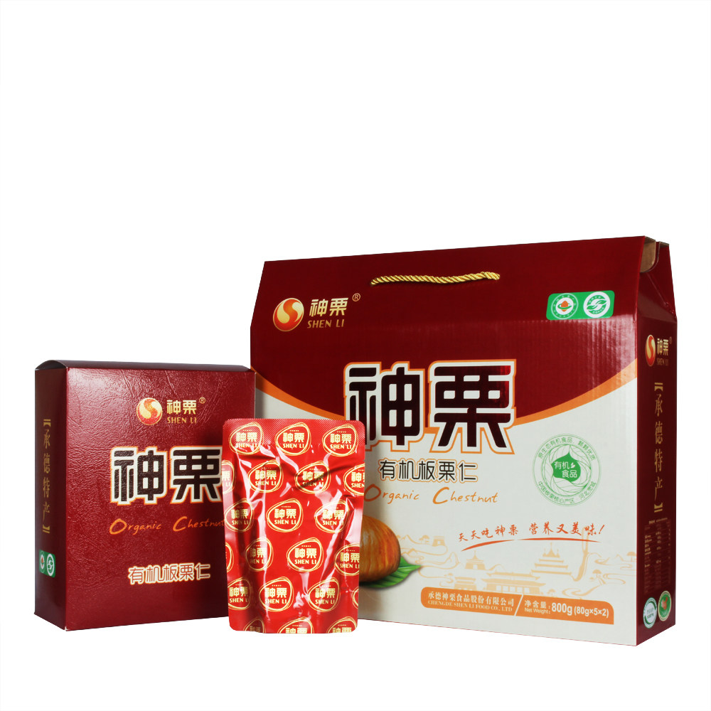 承德特产板栗之乡宽城板栗承德栗子神栗板栗仁甘栗仁大气礼盒包邮