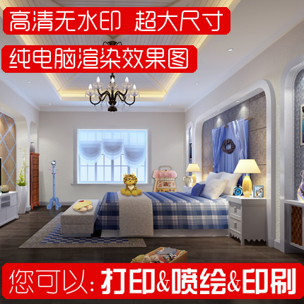 样板间家居卧室装修卧室吊顶装修设计效果图高清无水印效果图