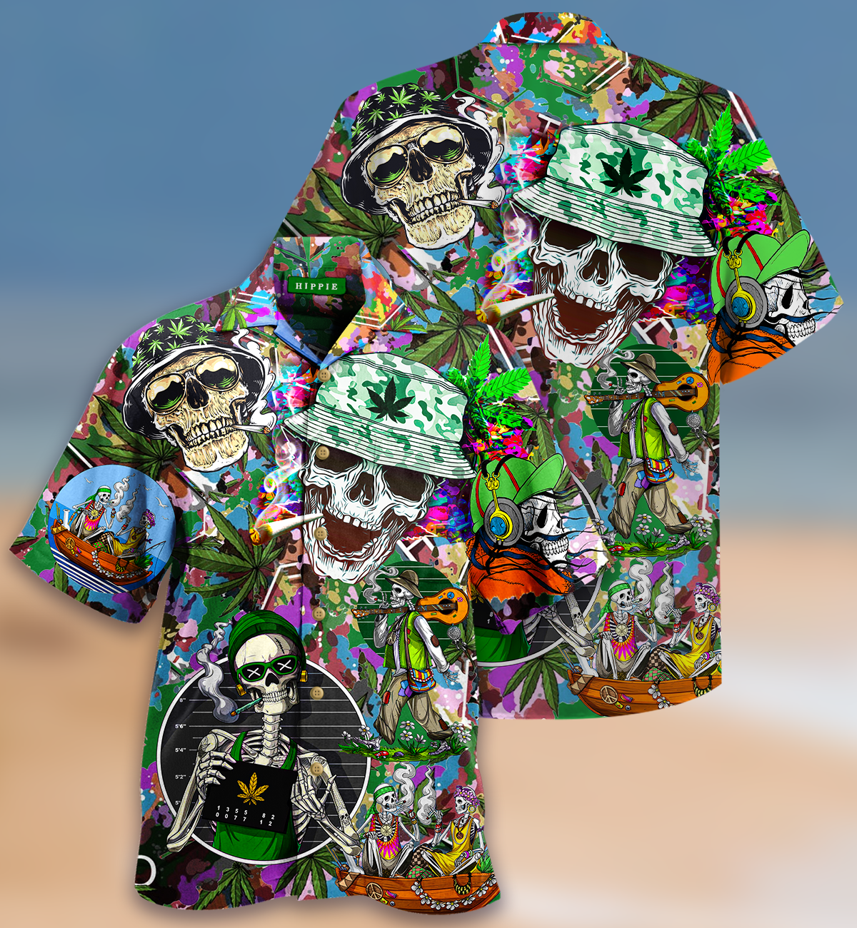 simple 3d printed lapel half sleeve man 简约3d印花翻领半袖男