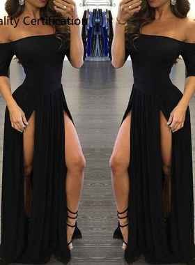 Dress Long Sleeve Sexy Lady Robe Dresses