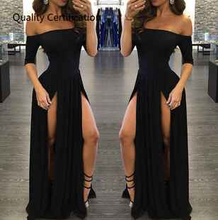 Long Robe Sleeve Lady Dresses Sexy Dress