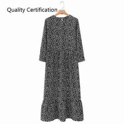 ve Female Casual Straight Dresses Chic Ankle Length