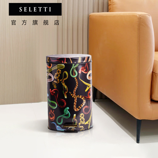SELETTI垃圾桶带盖高颜值大号家用客厅轻奢高档高级感创意大容量