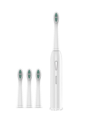 少女绿色BoR A1学生电动牙刷Z1 3充电软毛防水声波女士刷牙器包邮