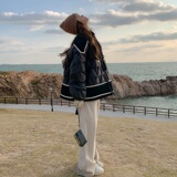 大货女士织带羽绒服外套浙宝136货号8290P245控348-90绒，女装羽绒服，浙宝136