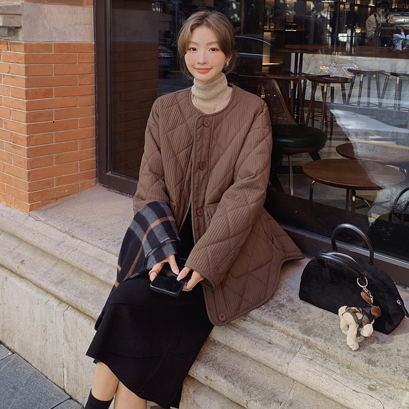 现货136-8437p165k248菱格棉衣外套女,女装棉衣/棉服,浙宝136
