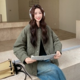 大货已出136-8698P165K238军绿色菱格棉衣，女装棉衣/棉服，浙宝136