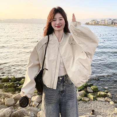 时尚百搭春季新款短外套女