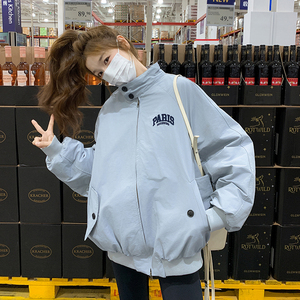 现货136-8583P265K388 羽绒服外套女刺绣冲锋衣50绒图片