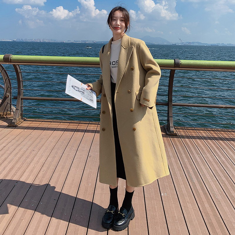 现货 羊绒大衣女毛呢外套 浙宝136-货号8279-P290-K398图片
