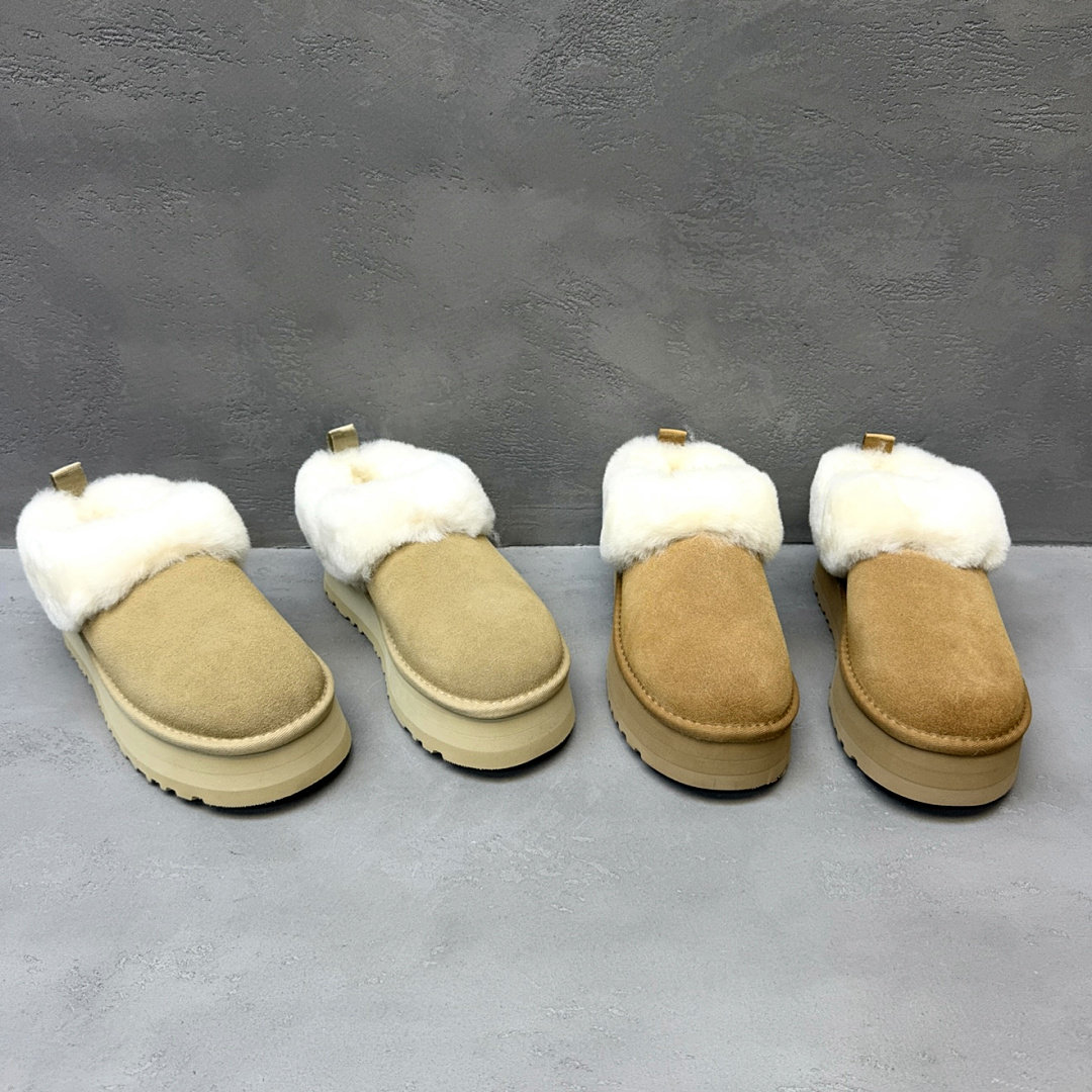 麦露迪冬季厚底皮毛保暖雪地靴