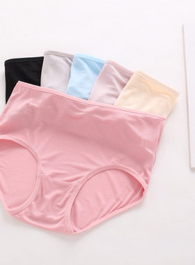 桑蚕丝中腰款女士三角裤全真丝细针织42针面料简约款女裤内裤