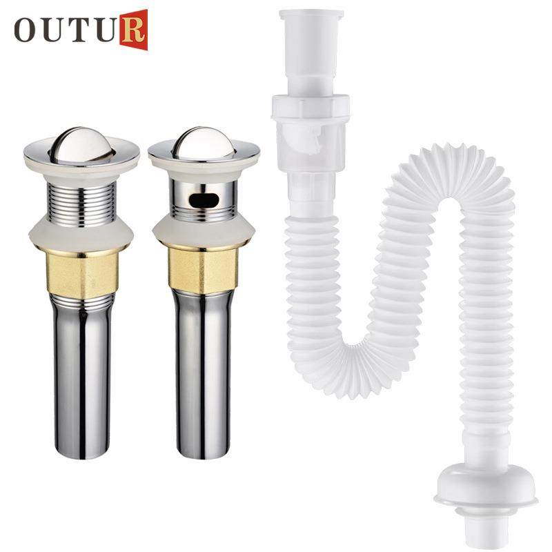 洗手盆下水管防返臭洗脸盆下水器面盆漏水塞台盆排水管配件下水道,家装主材,下水器,淘宝优惠券,粉丝福利购,淘宝优惠卷