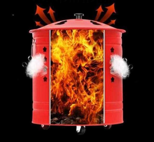 室内烧钱纸盆烧纸祭祀专用桶防火容器nob金纸盆家用烧经桶环保户