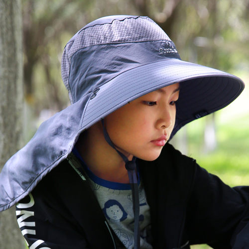 全脸户外露营青少年大童遮阳帽