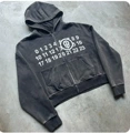 Black Zipper Washed