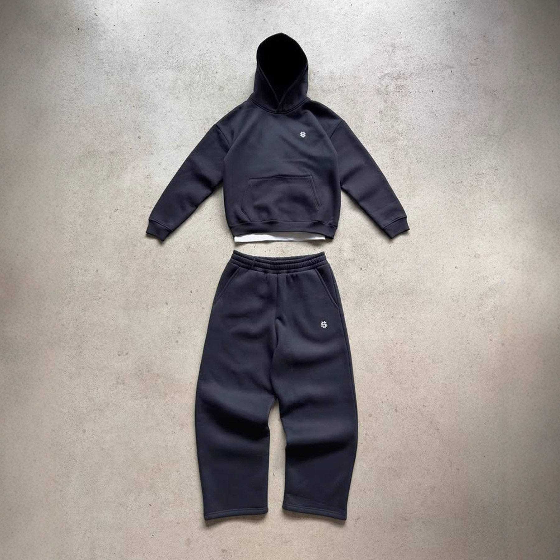 2026冬季新款连帽套装US字母印花潮牌华棉卫衣美式休闲套装男女,男装,休闲运动套装,淘宝优惠券,粉丝福利购,淘宝优惠卷