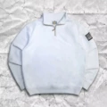 White No Front Chest Embroidery