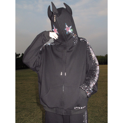 CFIERCE 26马年系列 'Crying Unicorn' 哭泣独角兽 烫钻卫衣