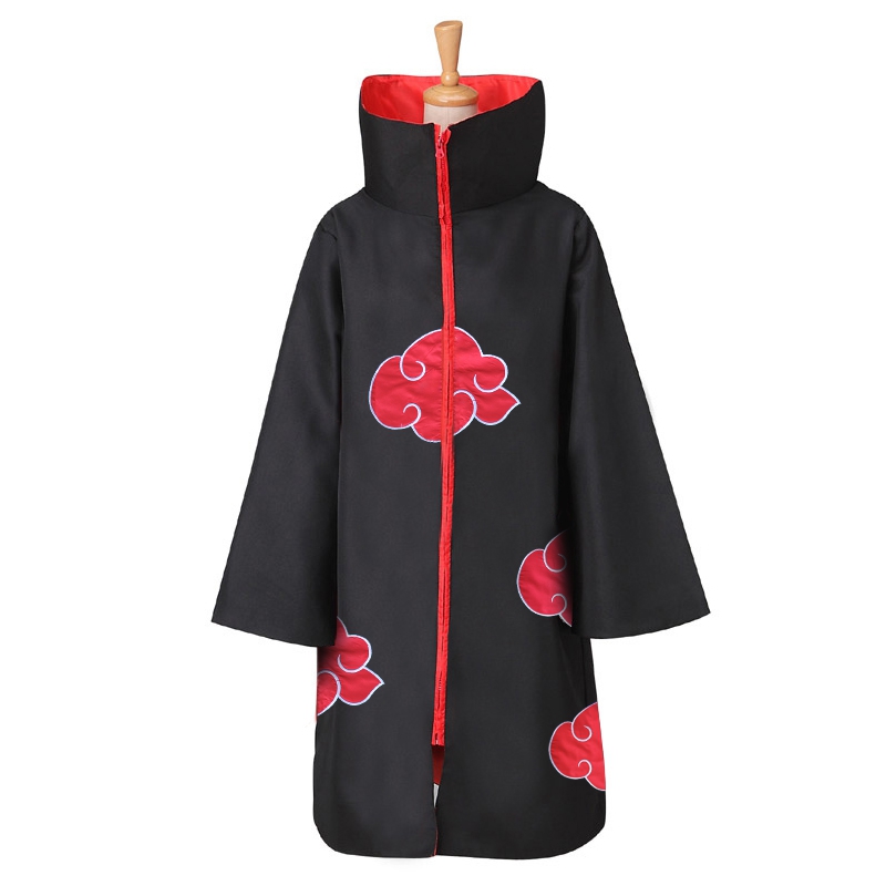 火影忍者曉團披風 動漫衣服周邊 曉組織COS服裝宇智波鼬曉云風衣