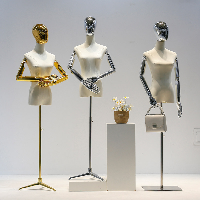服装店女模特架子橱窗婚纱模特