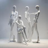 模特道具女全身人体假人台仿真模型橱窗婚纱女装 内衣服装 店展示架