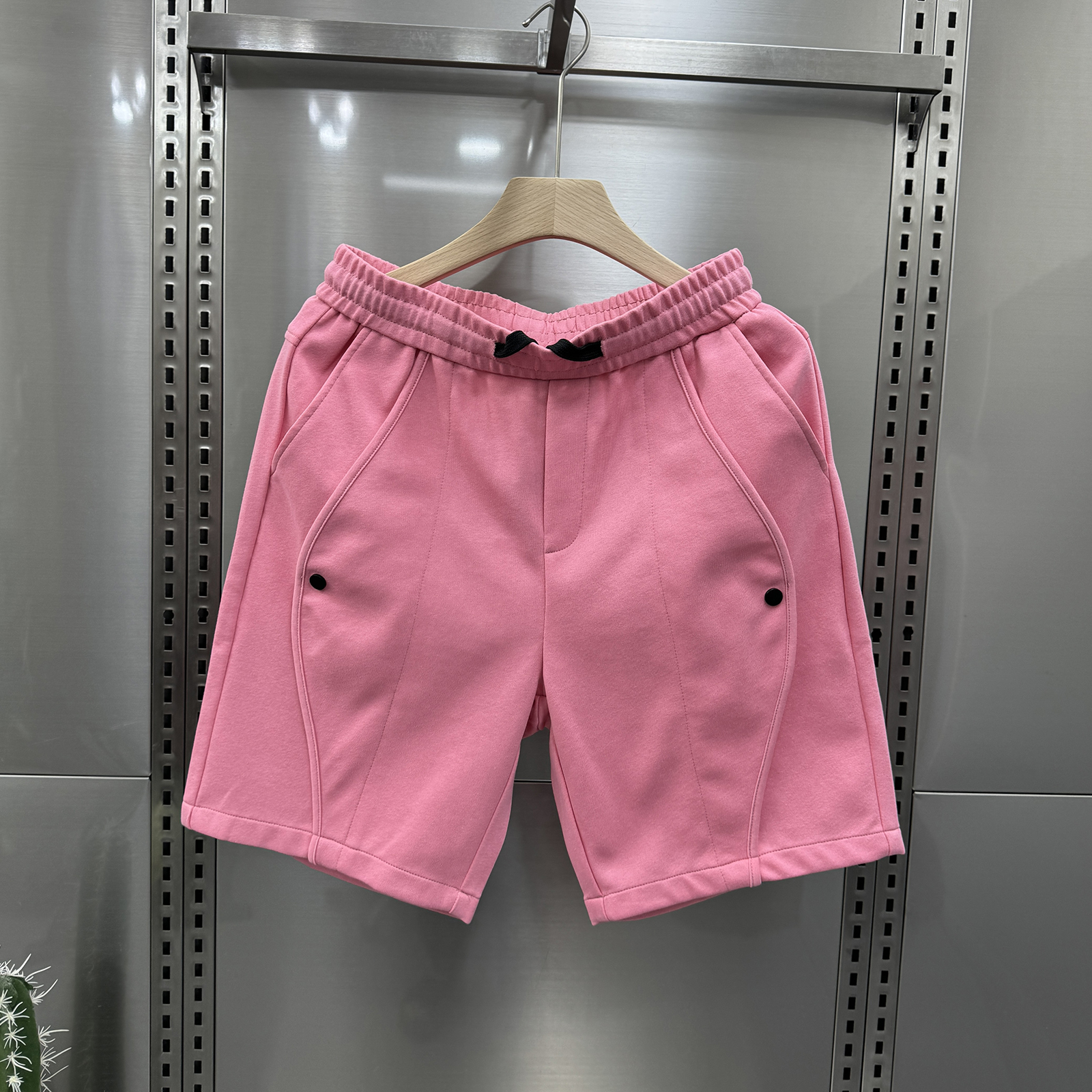 网红款糖果色运动短裤男士夏日薄休闲直筒中裤潮牌抽绳五分沙滩裤